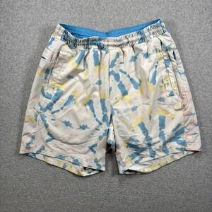 BirdDogs Boom For Your Boomstick Birdaroos Lined 7" Shorts M Classic Tie‎ Dye